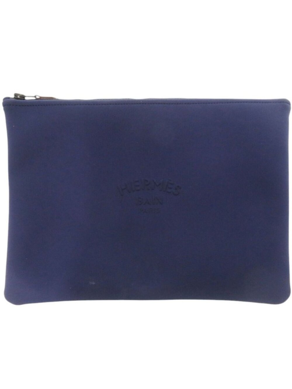 Hermes Neobain GM Polyamide Navy Pouch